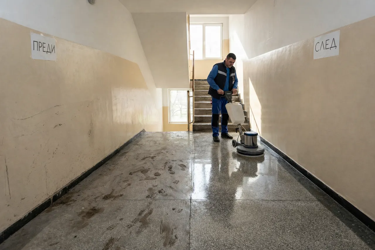 Освежен вход след основно почистване